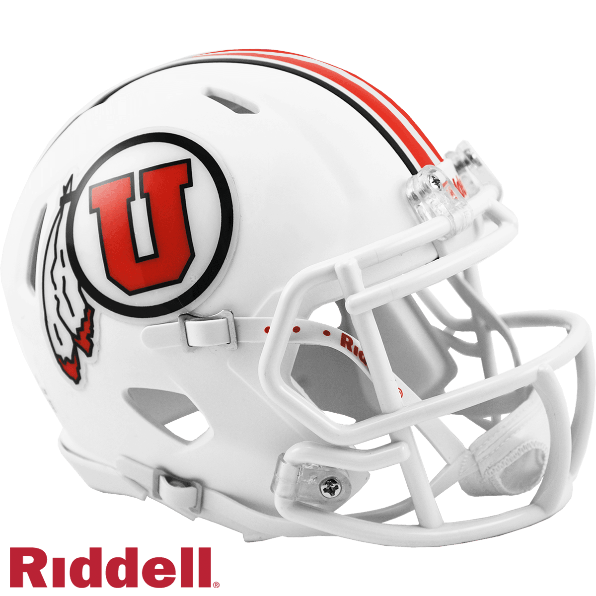 Utah Utes Riddell Speed Mini Helmet White Collectible - ToylandEU