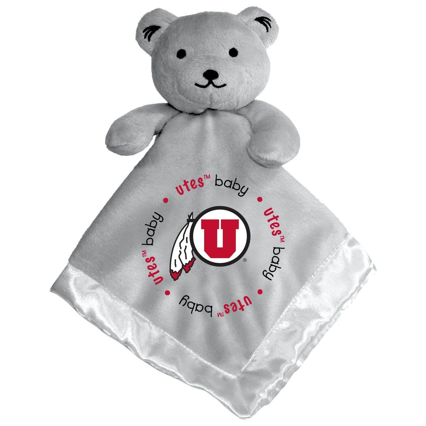 Utah Utes Security Gray Plush Bear Special Order Logo - ToylandEU