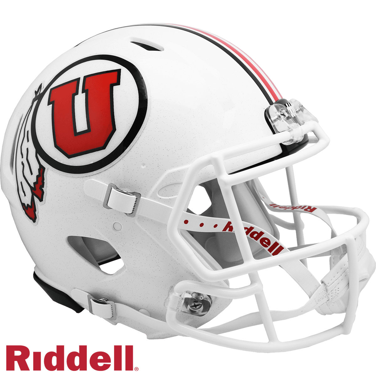 Utah Utes Speed Style Riddell Authentic Full Size Helmet - ToylandEU