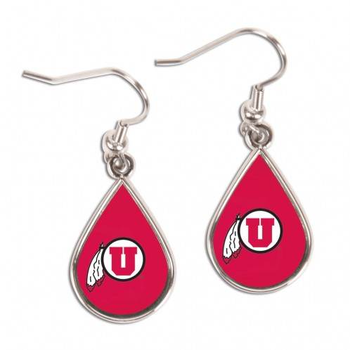 Utah Utes Tear Drop Earrings Officially Licensed Jewelry - ToylandEU