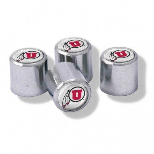 Utah Utes Valve Stem Caps With Polyurethane Domed Insert - ToylandEU
