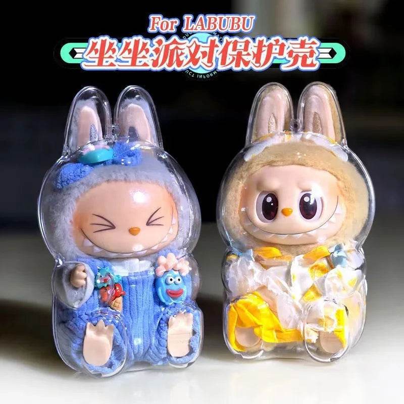 V1 V2 Labubu Protective Cover Transparent Dust Shell Case - ToylandEU