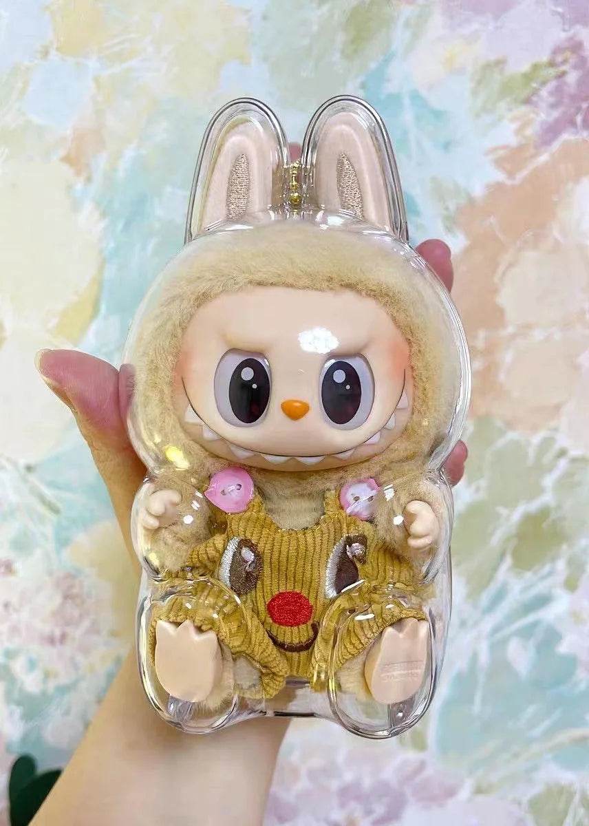 V1 V2 Labubu Protective Cover Transparent Dust Shell Case - ToylandEU
