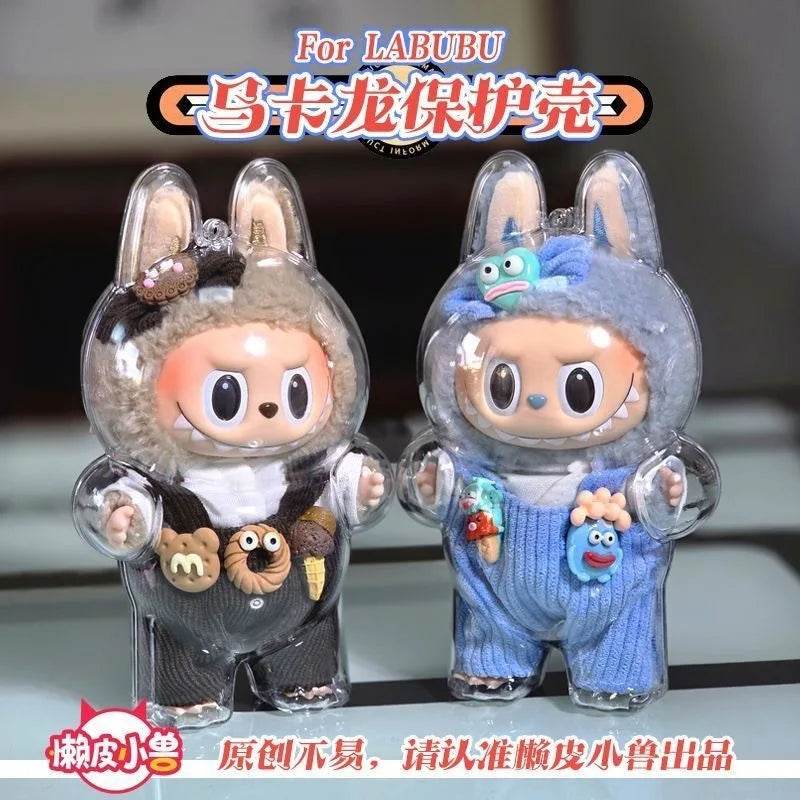 V1 V2 Labubu Protective Cover Transparent Dust Shell Case - ToylandEU