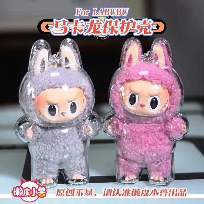 V1 V2 Labubu Protective Cover Transparent Dust Shell Case - ToylandEU