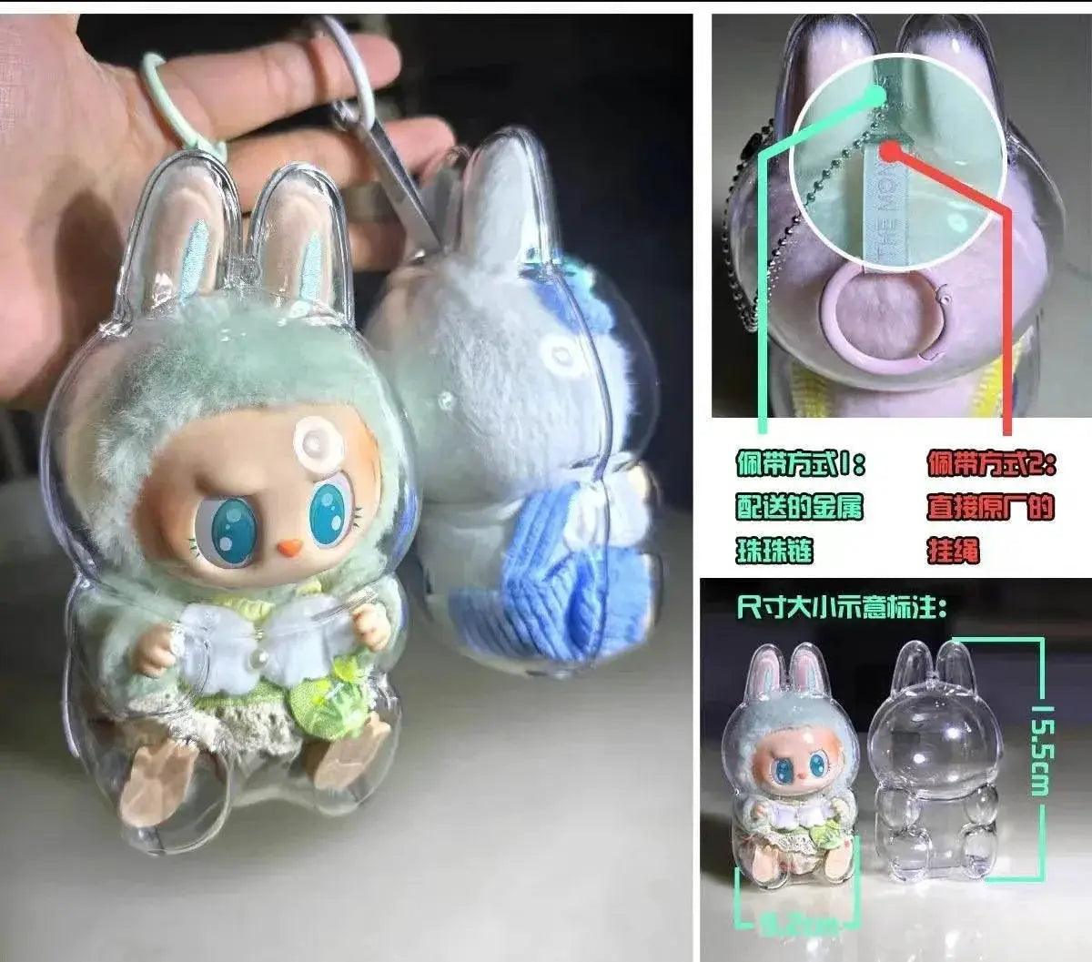  V1 V2 Labubu Protective Cover Transparent Shell Case -  ToylandEU™