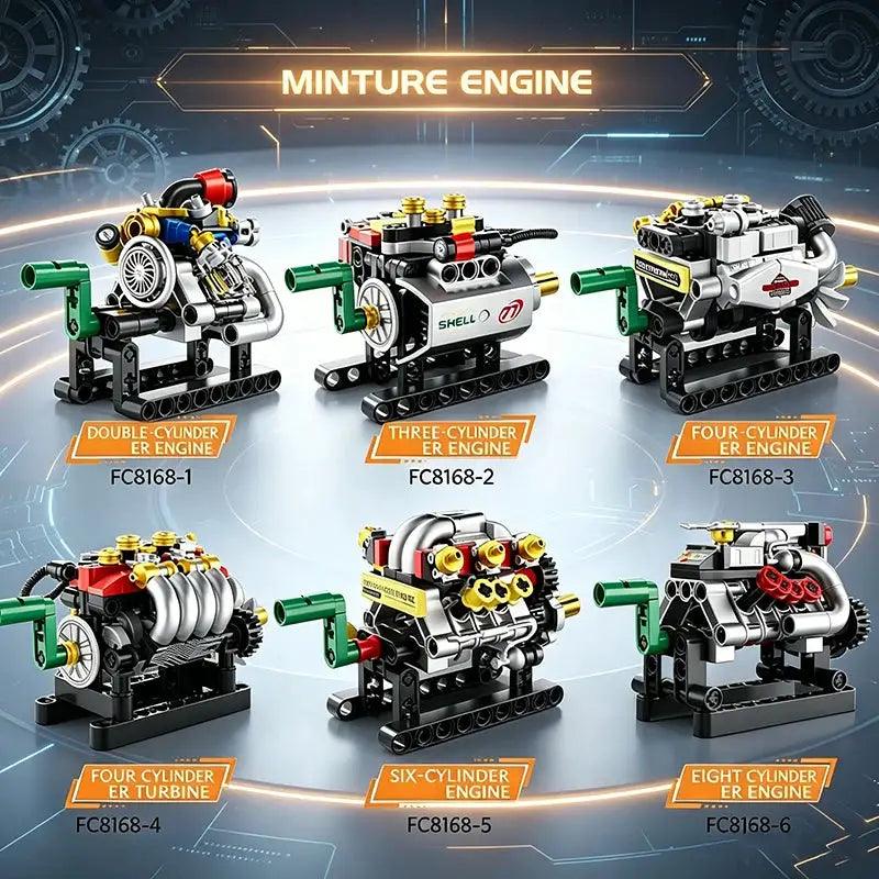  V8 Mini Engine Building Blocks Set Lego Compatible Educational -  ToylandEU™