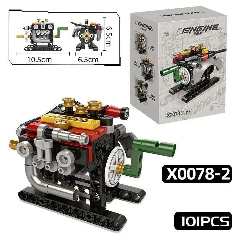  V8 Mini Engine Building Blocks Set Lego Compatible Educational -  ToylandEU™