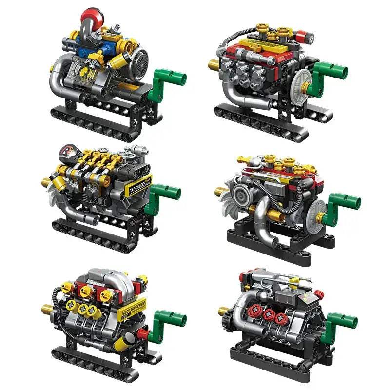  V8 Mini Engine Building Blocks Set Lego Compatible Educational -  ToylandEU™