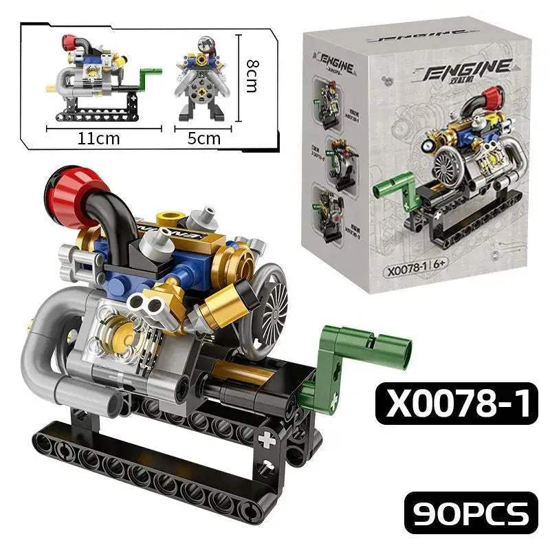  V8 Mini Engine Building Blocks Set Lego Compatible Educational -  ToylandEU™