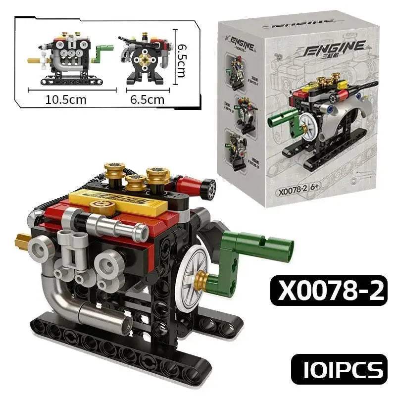  V8 Mini Engine Building Blocks Set Lego Compatible Educational -  ToylandEU™