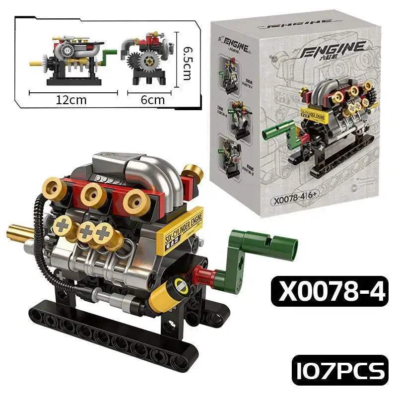  V8 Mini Engine Building Blocks Set Lego Compatible Educational -  ToylandEU™