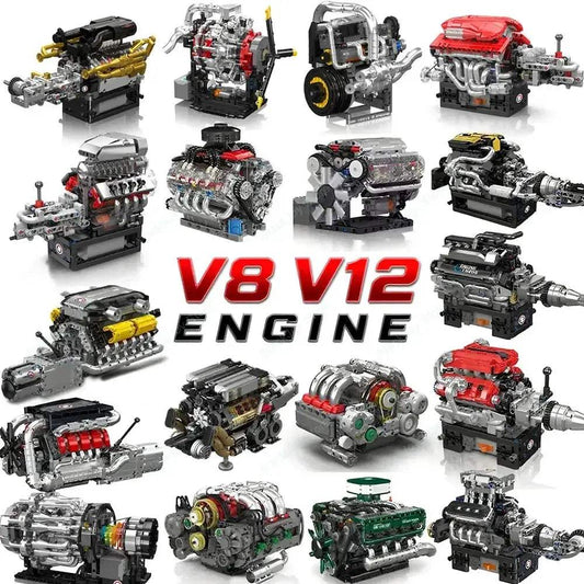  V8 V12 Engine Model Kit For STEM Education Hands On -  ToylandEU™