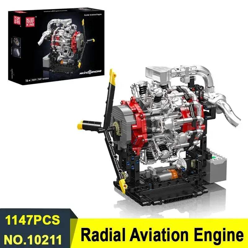 V8 V12 Engine Model Kit for STEM Education and Builds - ToylandEU