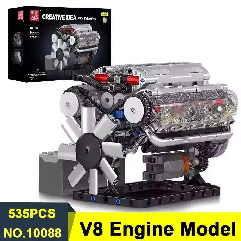 V8 V12 Engine Model Kit for STEM Education and Builds - ToylandEU