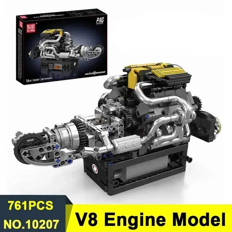 V8 V12 Engine Model Kit for STEM Education and Builds - ToylandEU