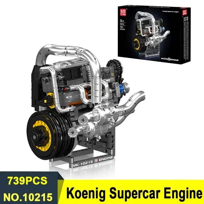 V8 V12 Engine Model Kit for STEM Education and Builds - ToylandEU