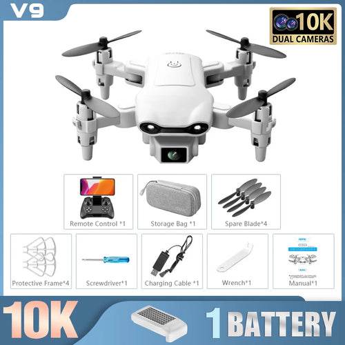 10K HD V9 Mini Drone with Dual Camera & 6000M Aerial Photography - ToylandEU