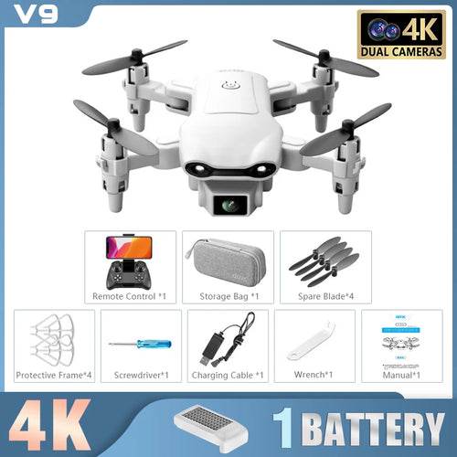 10K HD V9 Mini Drone with Dual Camera & 6000M Aerial Photography - ToylandEU