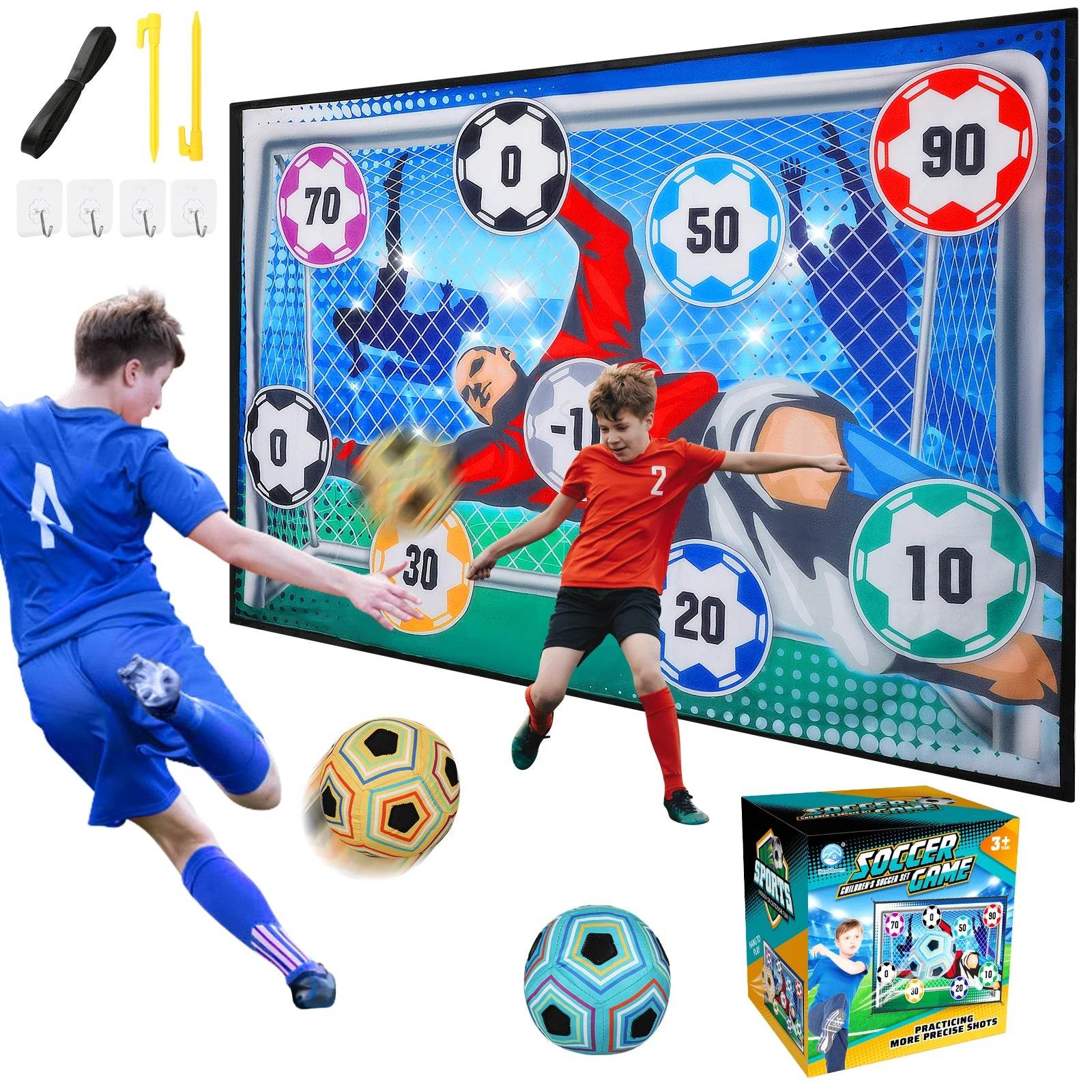 VATOS Football Ball Game Set for Kids Indoor Outdoor Soccer - ToylandEU