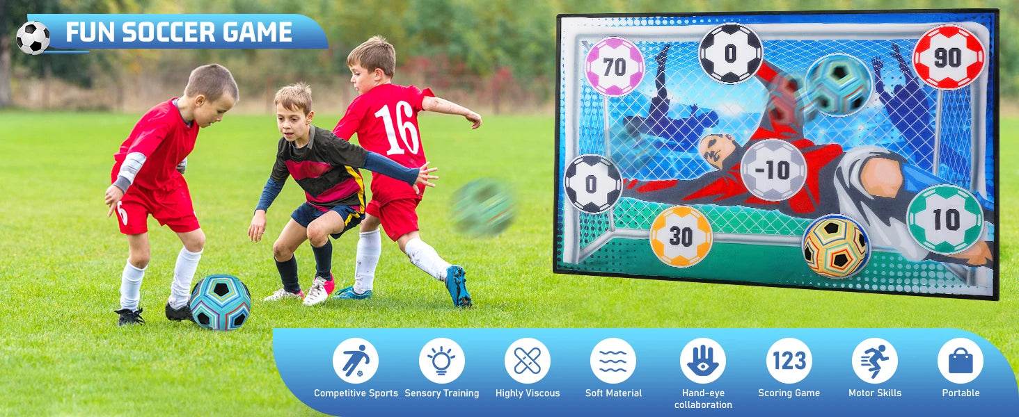 VATOS Football Ball Game Set for Kids Indoor Outdoor Soccer - ToylandEU