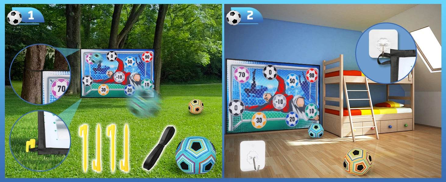 VATOS Football Ball Game Set for Kids Indoor Outdoor Soccer - ToylandEU