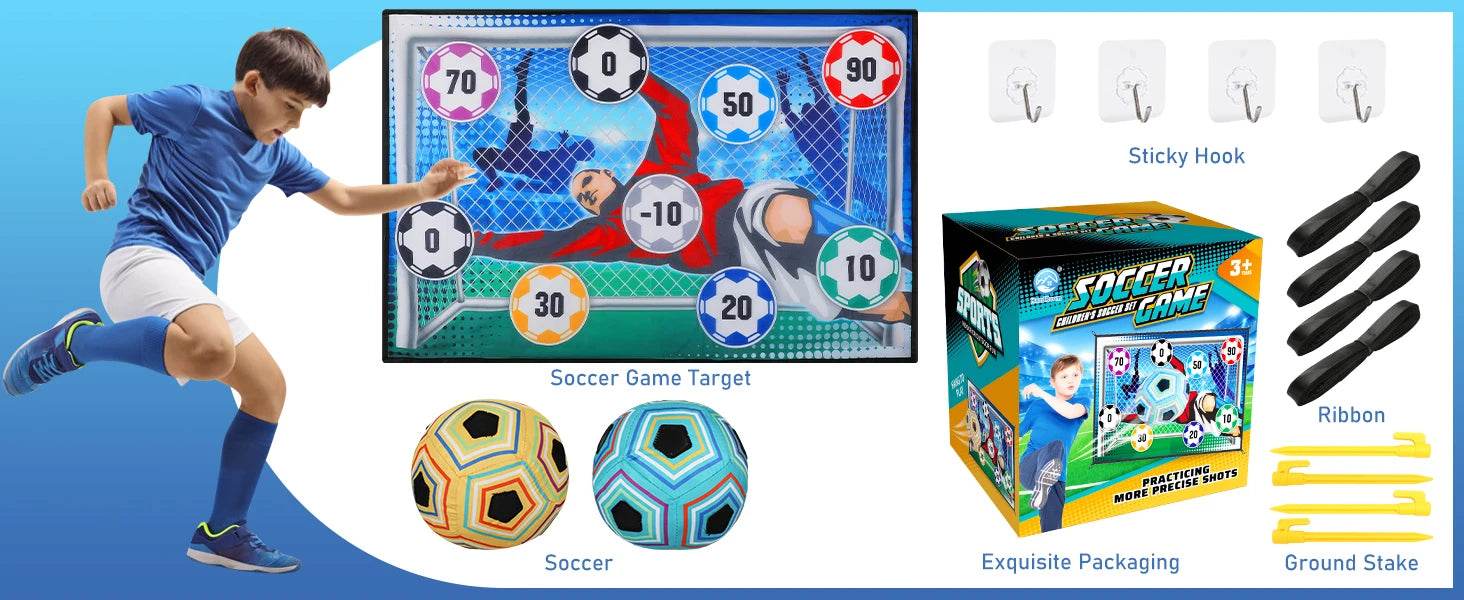 VATOS Football Ball Game Set for Kids Indoor Outdoor Soccer - ToylandEU