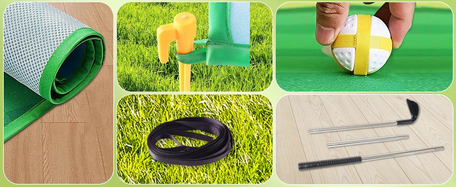 VATOS Golf Chipping Game Mat Indoor Outdoor with 20 Balls - ToylandEU
