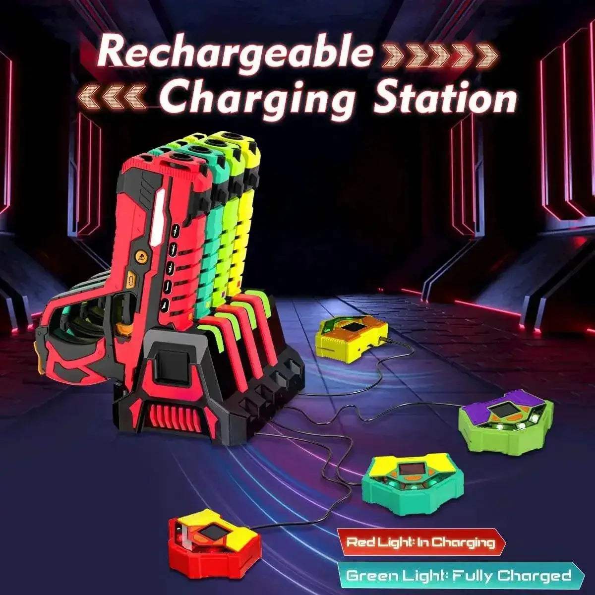 VATOS Laser Tag Battle Game Gun Set Electric Infrared Toy Guns Kids - ToylandEU