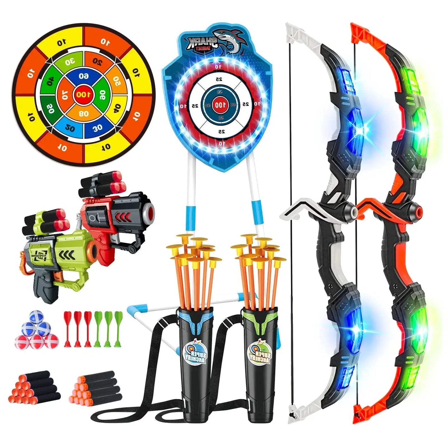  VATOS Night Light Archery Battle Arena For Kids -  ToylandEU™