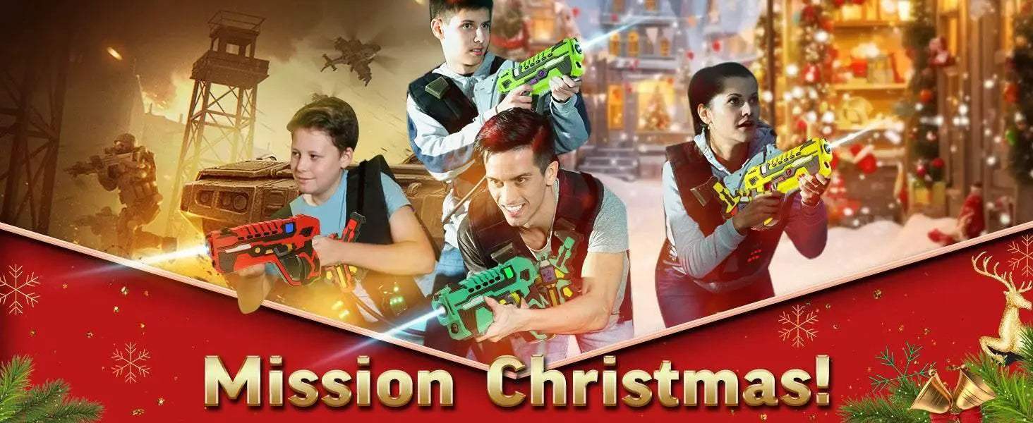  VATOS Rechargeable Laser Tag Guns 4 Sets for Fun Battles -  ToylandEU™