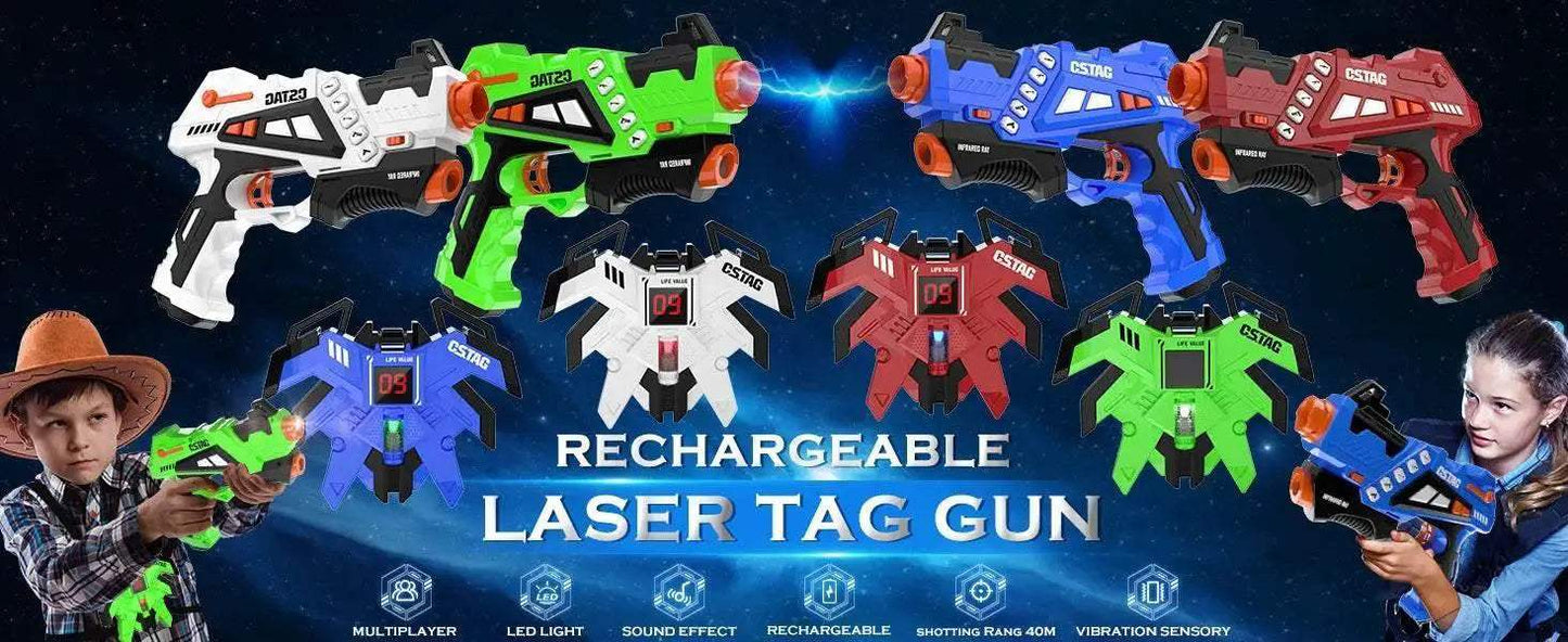  VATOS Rechargeable Laser Tag Guns 4 Sets for Fun Battles -  ToylandEU™