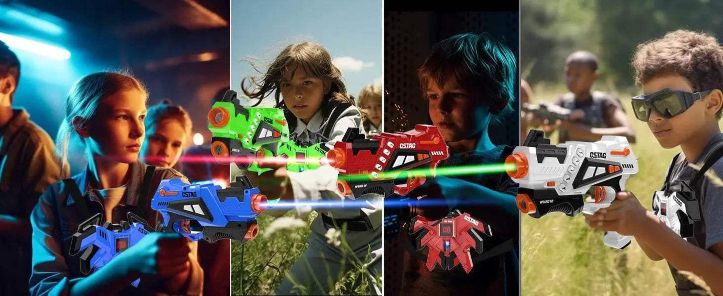  VATOS Rechargeable Laser Tag Guns 4 Sets for Fun Battles -  ToylandEU™