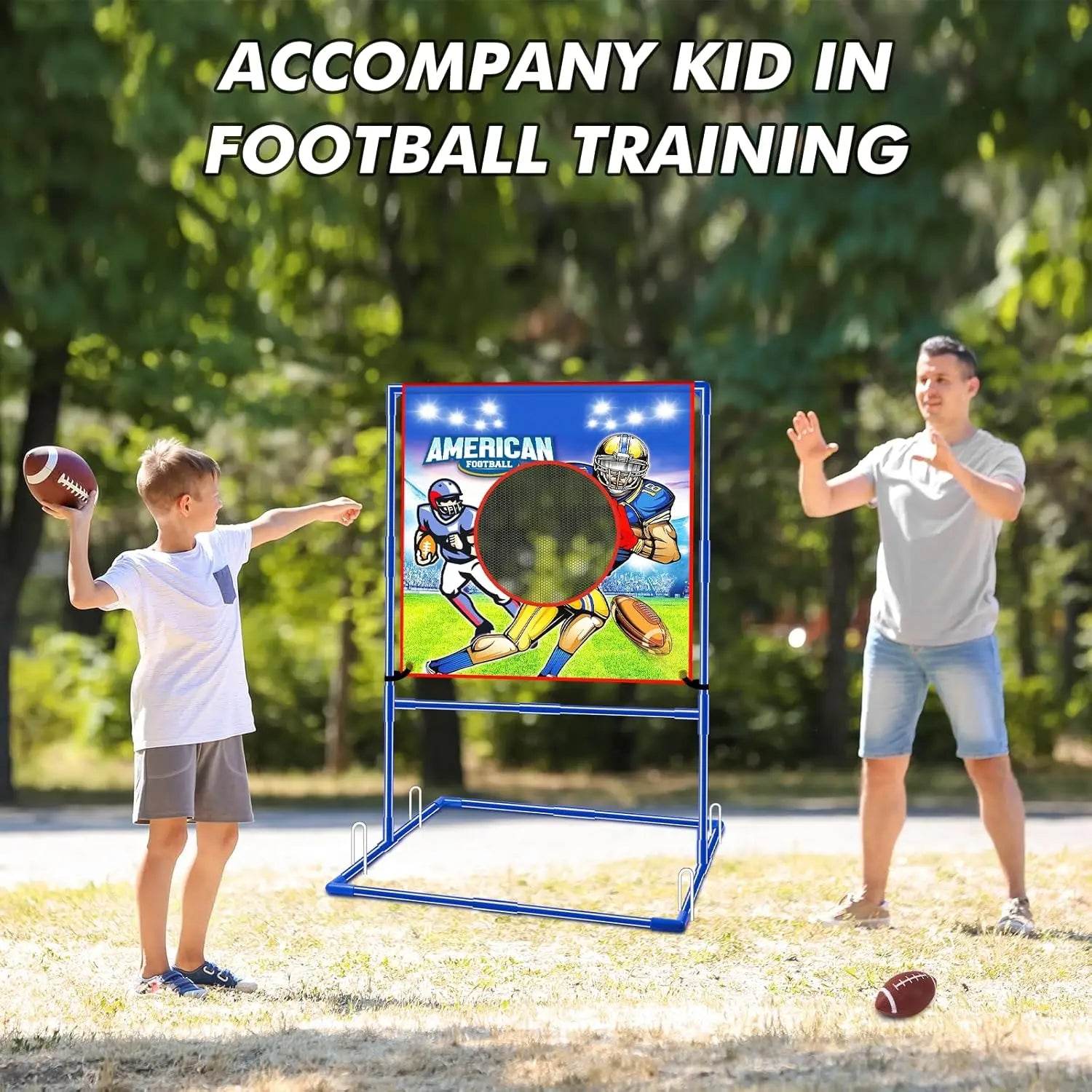 VATOS Rugby US Football Toss Target Games Indoor Outdoor Toy - ToylandEU