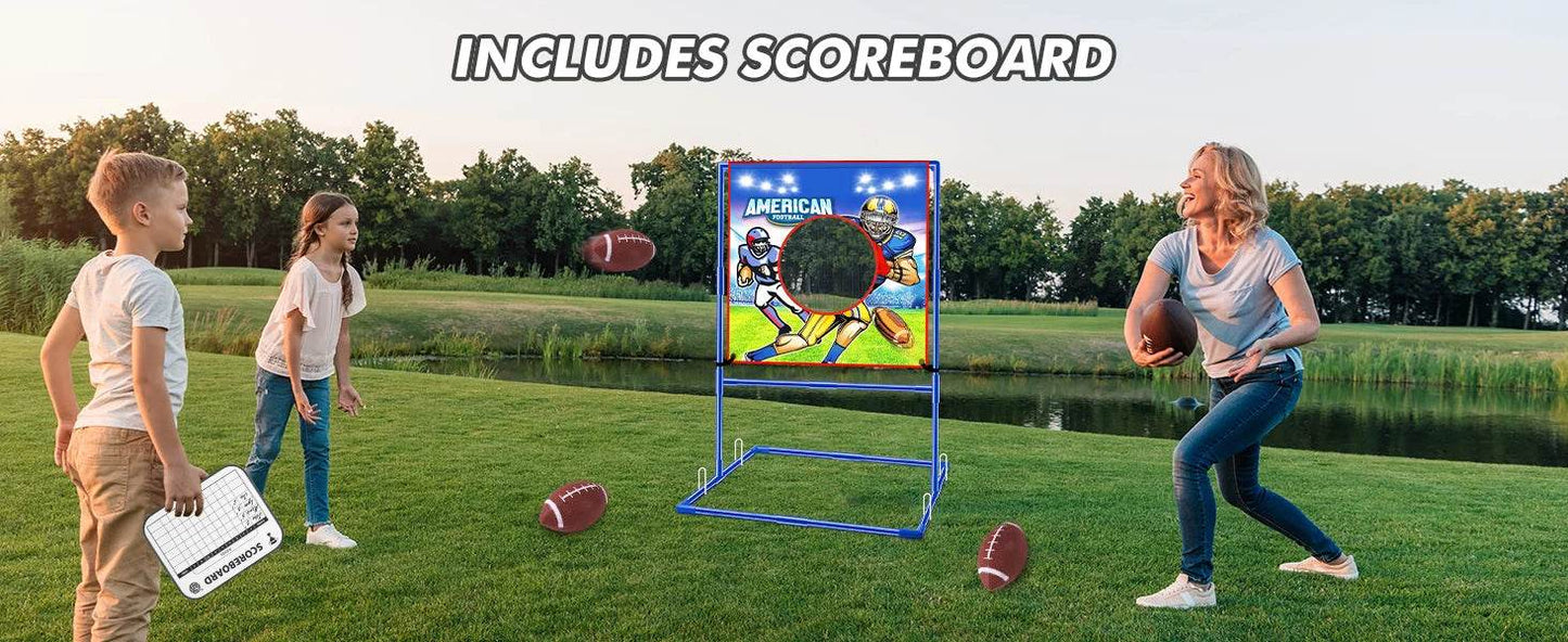 VATOS Rugby US Football Toss Target Games Indoor Outdoor Toy - ToylandEU