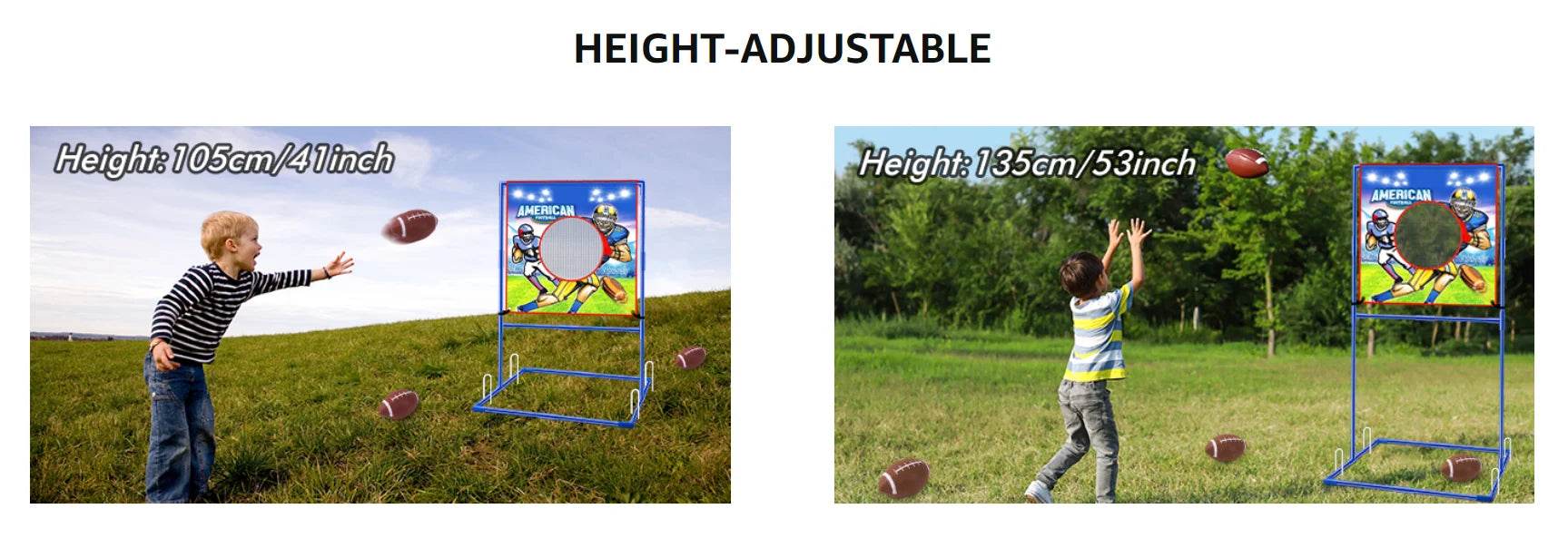 VATOS Rugby US Football Toss Target Games Indoor Outdoor Toy - ToylandEU