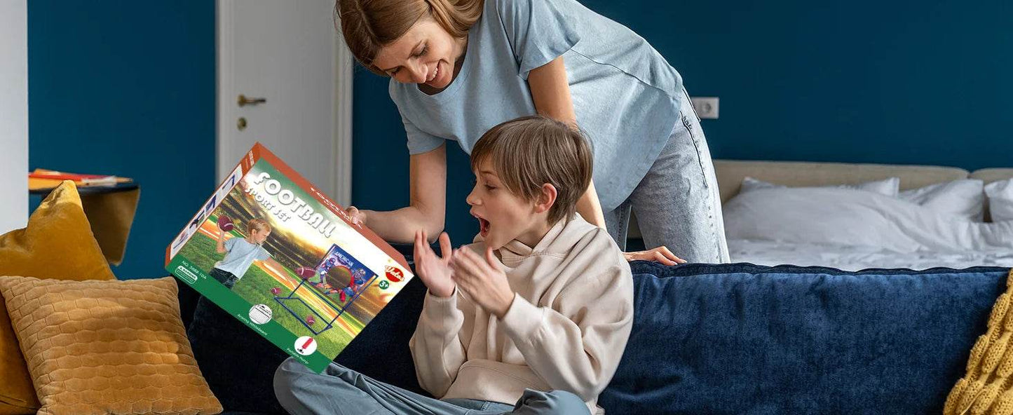 VATOS Rugby US Football Toss Target Games Indoor Outdoor Toy - ToylandEU