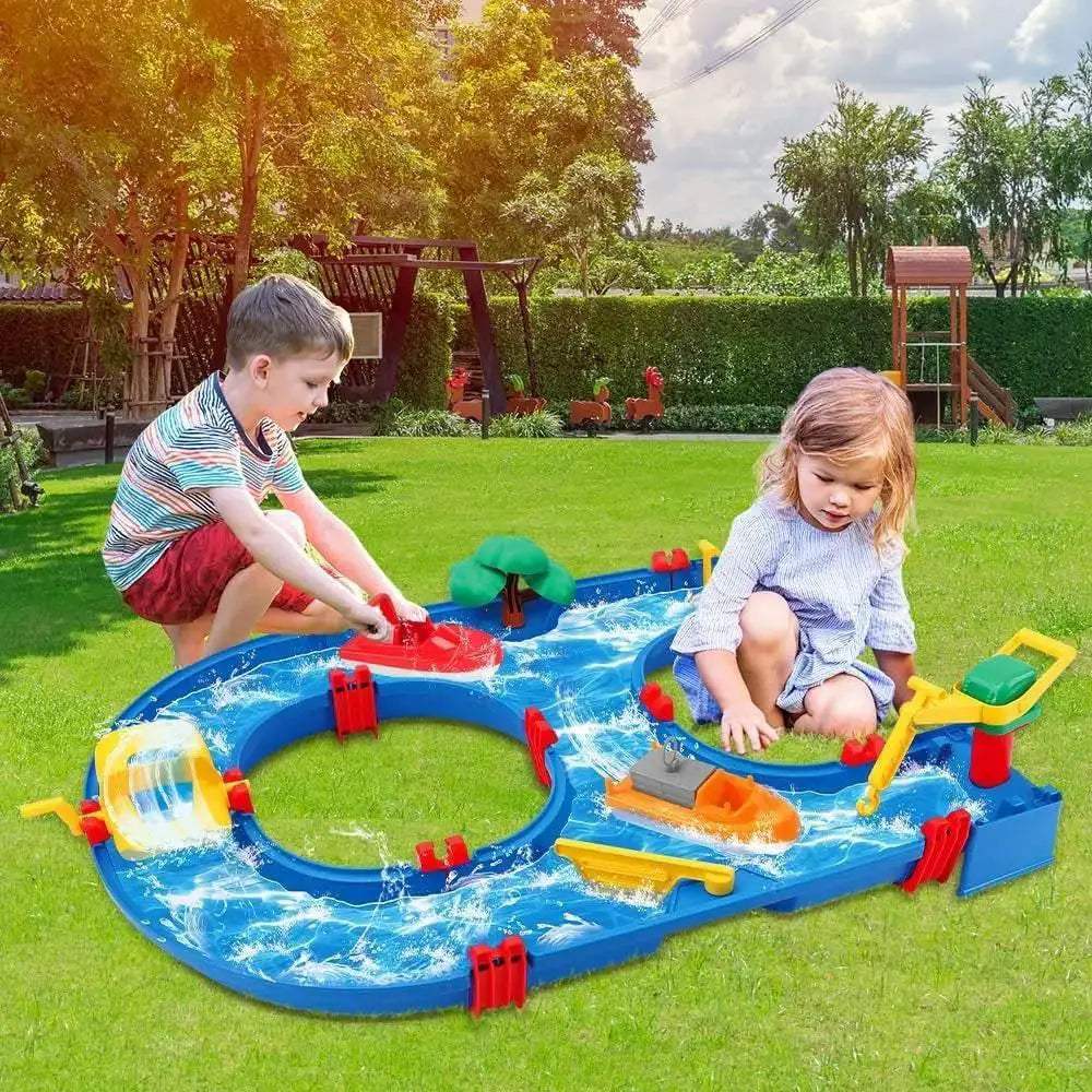 VATOS Summer Splash Bonanza: Ultimate 39-Piece Water Park Set for Kids' Outdoor Play - ToylandEU