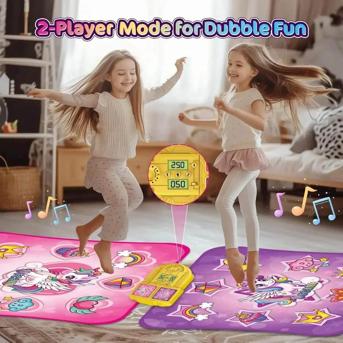  VATOS Unicorn Dance Mat x2 Toys for Girls Fun Play Mat -  ToylandEU™