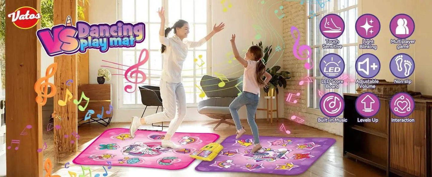  VATOS Unicorn Dance Mat x2 Toys for Girls Fun Play Mat -  ToylandEU™