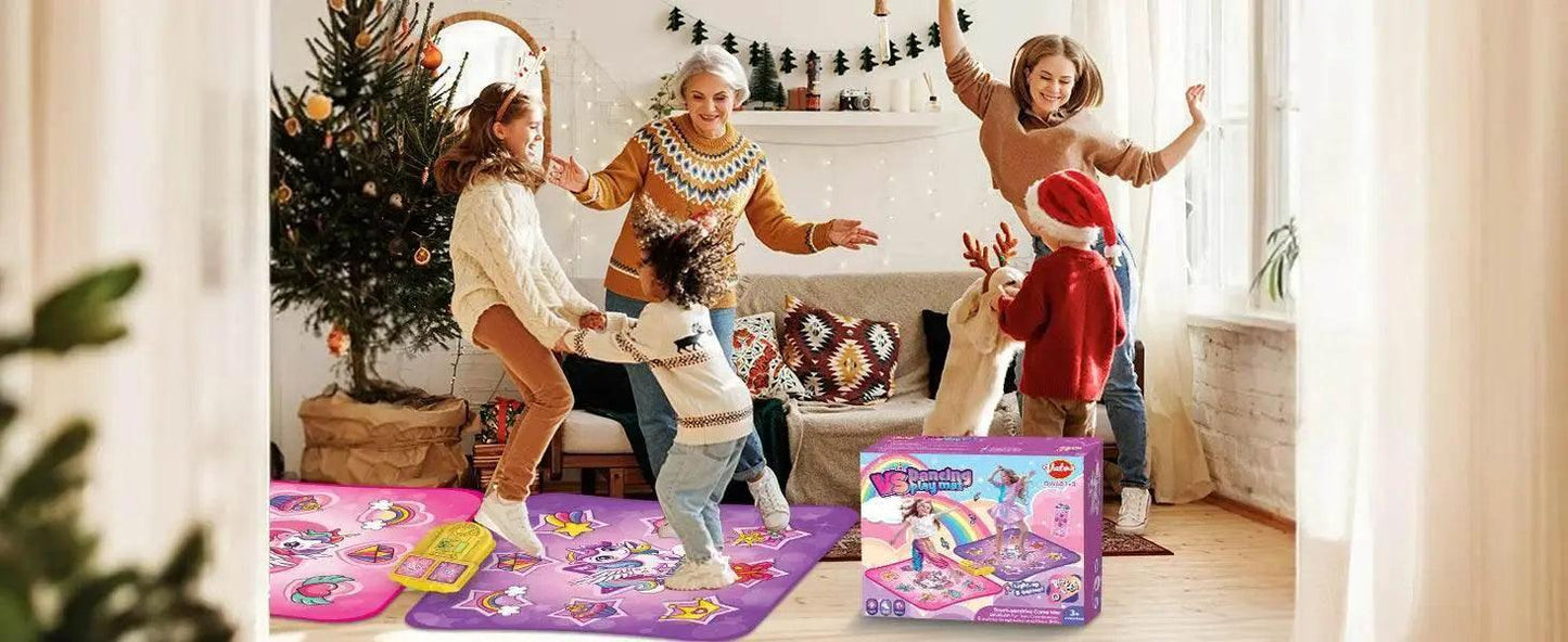  VATOS Unicorn Dance Mat x2 Toys for Girls Fun Play Mat -  ToylandEU™
