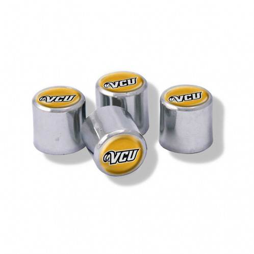 VCU Rams Valve Stem Caps 4 Pack Logo Insert Universal Fit - ToylandEU