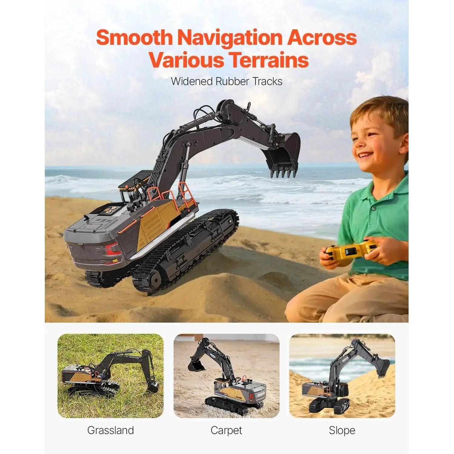  VEVOR 1:14 RC Excavator Toy for Kids Birthday Gifts -  ToylandEU™