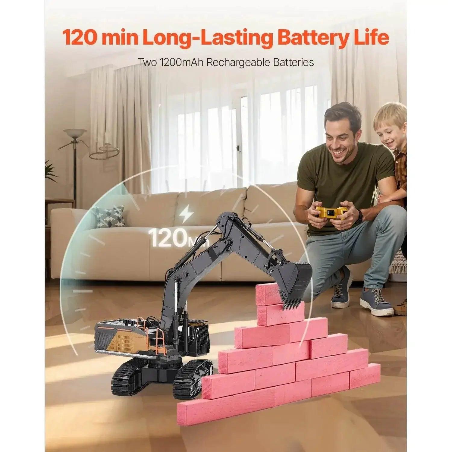  VEVOR 1:14 RC Excavator Toy for Kids Birthday Gifts -  ToylandEU™
