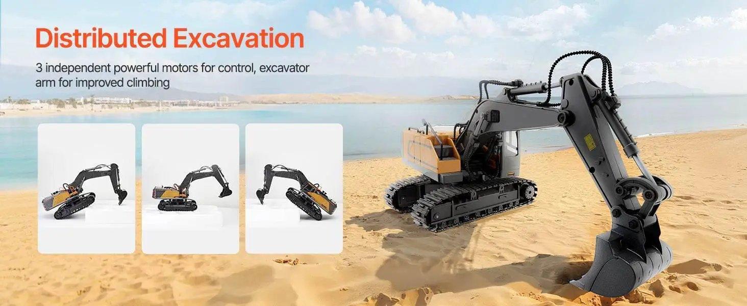  VEVOR 1:14 RC Excavator Toy for Kids Birthday Gifts -  ToylandEU™