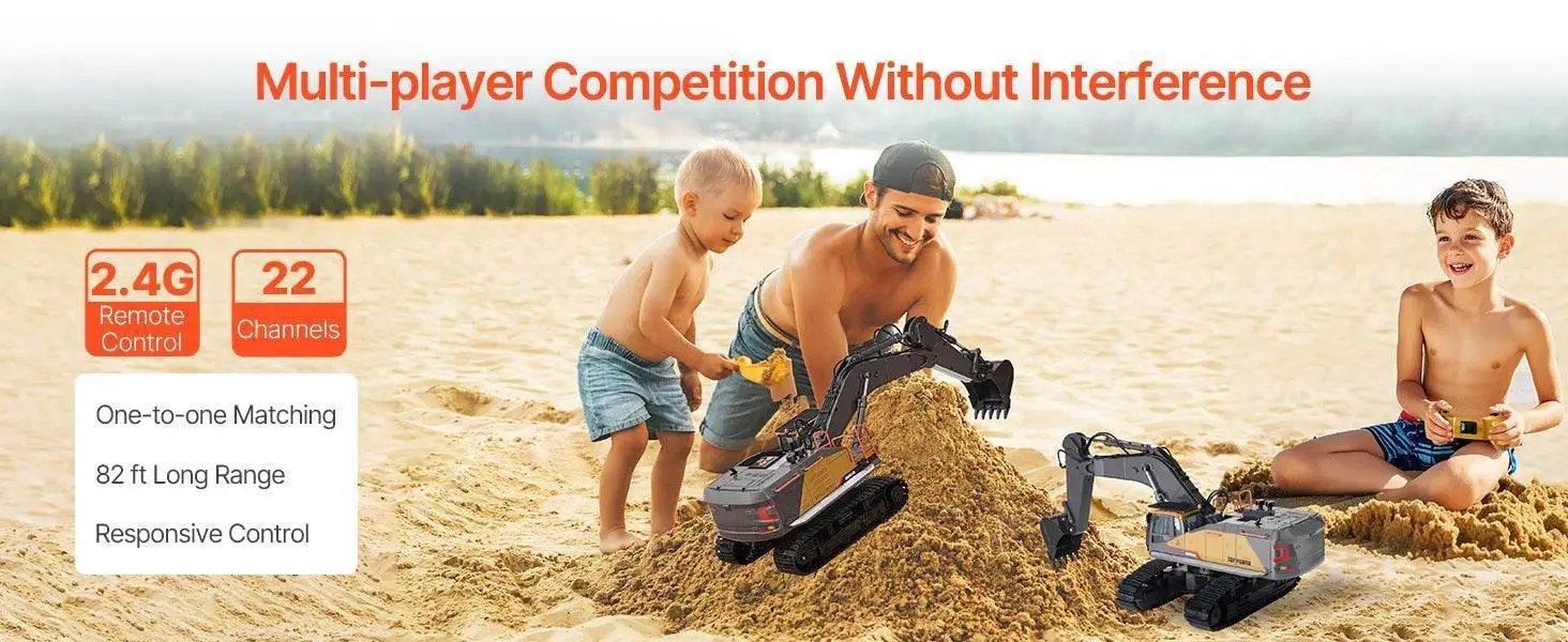  VEVOR 1:14 RC Excavator Toy for Kids Birthday Gifts -  ToylandEU™