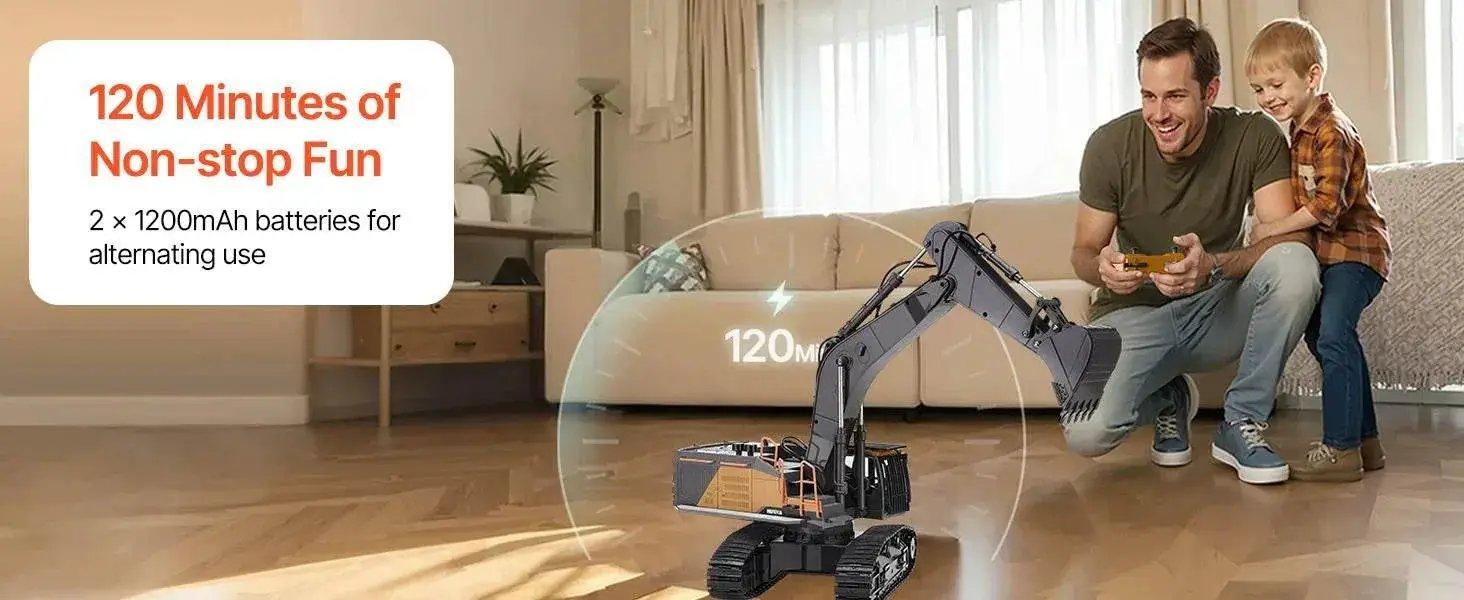  VEVOR 1:14 RC Excavator Toy for Kids Birthday Gifts -  ToylandEU™