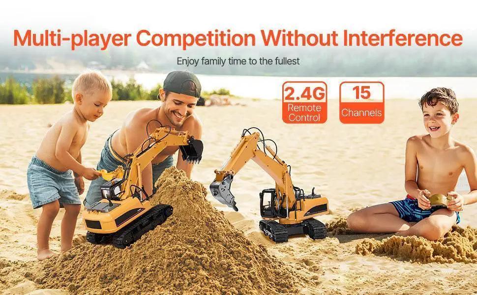  VEVOR 2.4G Remote Control Excavator Dump Truck Toy -  ToylandEU™