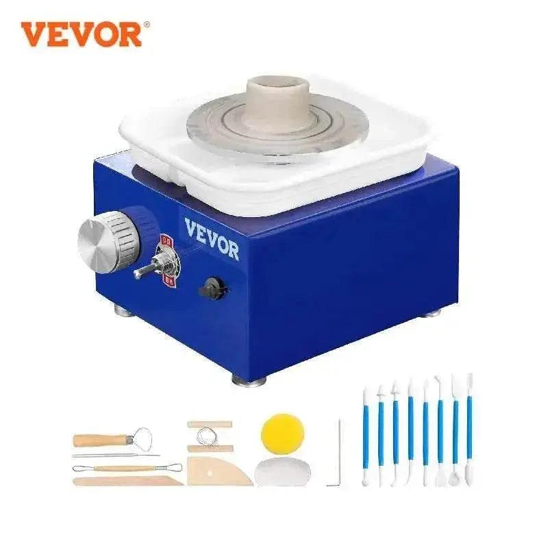  VEVOR 2.6in / 3.9in Mini Pottery Wheel 2 Turntables Machine -  ToylandEU™