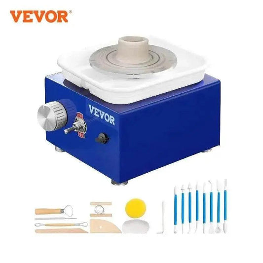  VEVOR 2.6in / 3.9in Mini Pottery Wheel 2 Turntables Machine -  ToylandEU™